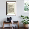 thumbnail image 3 of Art.com Bulldog House Rules Art Print, Brown Frame Wall Art, 32" x 44", 3 of 5