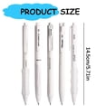 thumbnail image 3 of Clearance 5 Count Pastel Gel Ink Pen Set, Cute Note Taking 0.5mm Fine Point, Retractable Black Ink Pens for Journaling, Aesthetic Office Supplies, Nurse Pens (White), 3 of 6