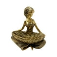 thumbnail image 4 of Estatuilla de señora africana, estatua de mujer con almacenamiento de llaves, arte coleccionable de resina, decoración creativa de mesa para entrada d 143x102x162cm, 4 of 9