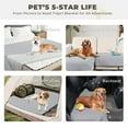 thumbnail image 4 of Sanmadrola Waterproof & Dog Bed Cover Pet Blanket Sofa, Couch Cover Mattress Protector Furniture Protector for Dog, Pet, Cat 68''x82'' Light Gray, 4 of 7