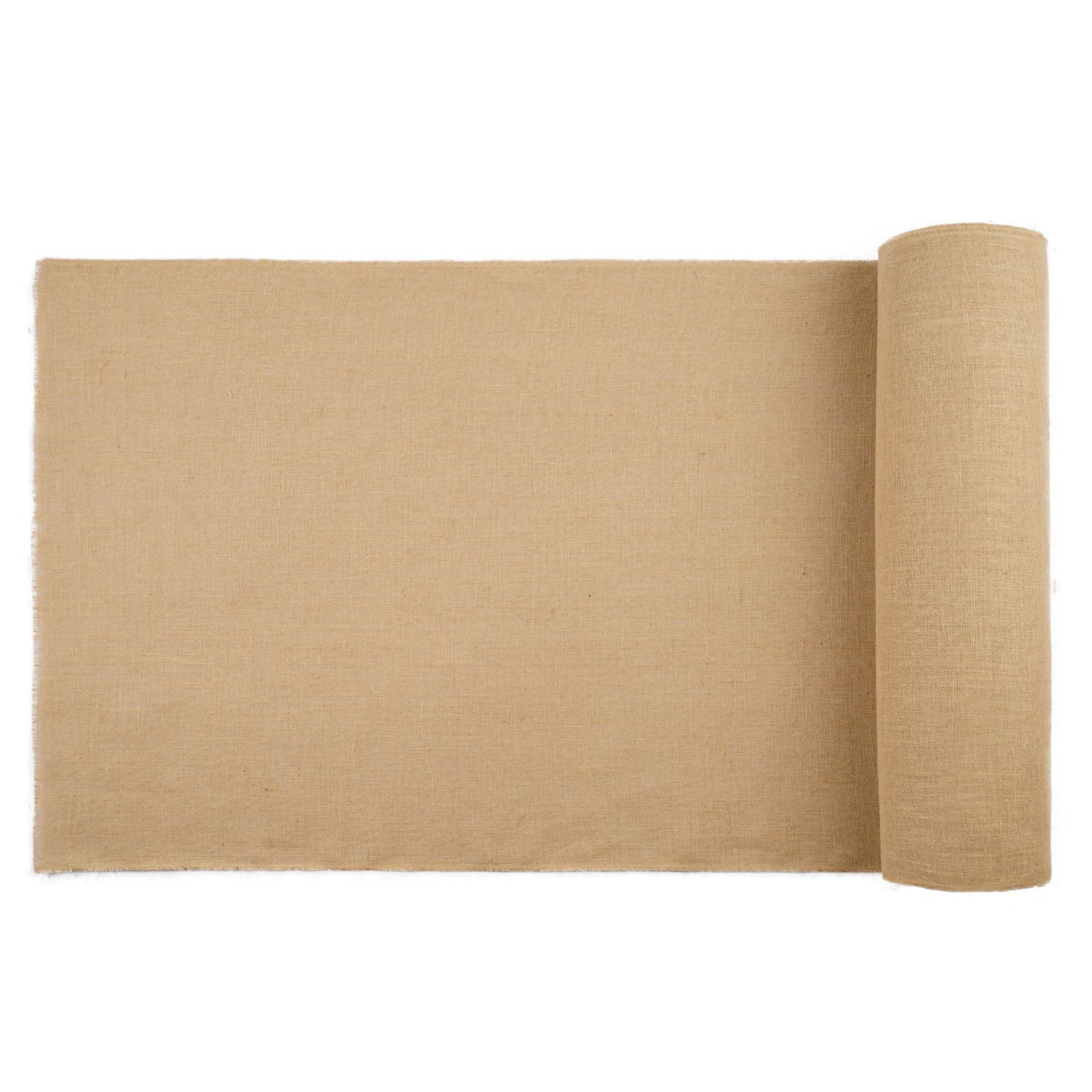 Burlap Fabric Roll, 40' x 75 ft & 50 x 50 High Density Wide Natural Burlap Fabric Rolls, Jute Fabric Burlap Tree Wrap Roll, for Decor, Crafts, Wedding, Gardening, Plant & Tree Winter Covering