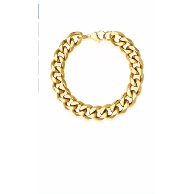Pulsera Xtellar Esclava 13mm Grueso Cubano Eslabón