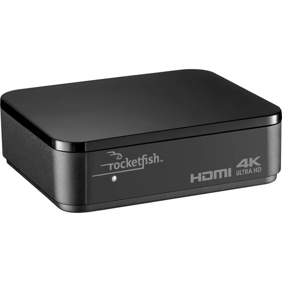 Rocketfish 2-Output HDMI Splitter 4K at 60Hz HDR Pass-Through Black
