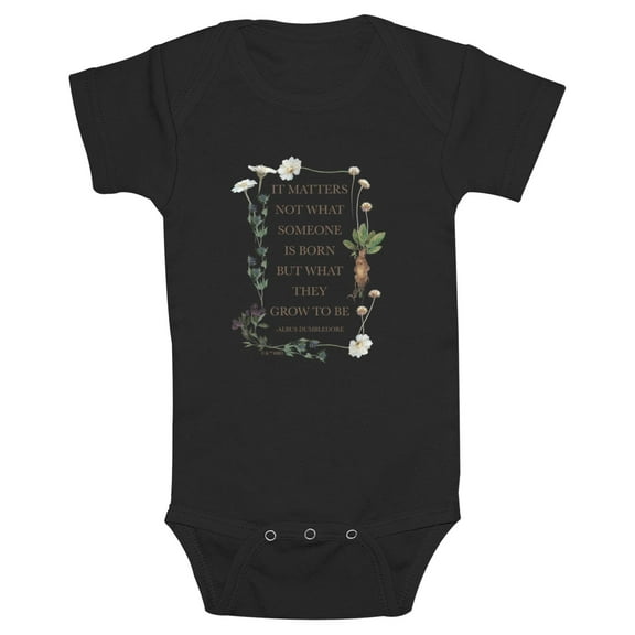 Infants' Harry Potter Albus Dumbledore Grow To Be Quote Bodysuit