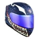 thumbnail image 3 of Casco Bkr Fenix Azul Mate Captain Venom Mica Azul Abatible Svs azul L, 3 of 6