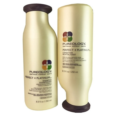 Pureology Perfect 4 Platimun Shampoo and Conditioner 8.5 oz Duo