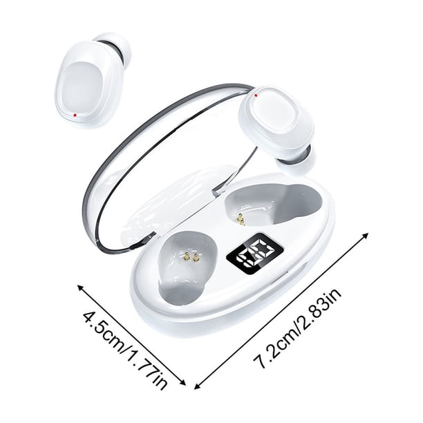 Fiudx Artículos en oferta con ofertas flash Auriculares inalámbricos para coche con Bluetooth 5.3, deportivos, de gama alta, con reducción de voz inteligente y alcance ultralargo
