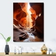 thumbnail image 2 of Designart "Canyon Antelope Euphony II" Canyon Metal Wall Art, 2 of 5