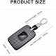thumbnail image 3 of Estuche de llave de coche de fibra de carbono, apto para Renault Koleos Kadjar Scenic Megane Sandero Espace Clio Captur Kangoo Laguna Talisman Twingo, negro, 3 of 5