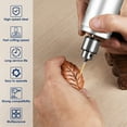 thumbnail image 3 of 20Pcs Wood Carving Bits for Rotary Tools High Speed Steel Engraving Router Bit Set with 1/8 inch Shank Rotary Burr Set for DIY Woodworking Carving Engraving, 3 of 9