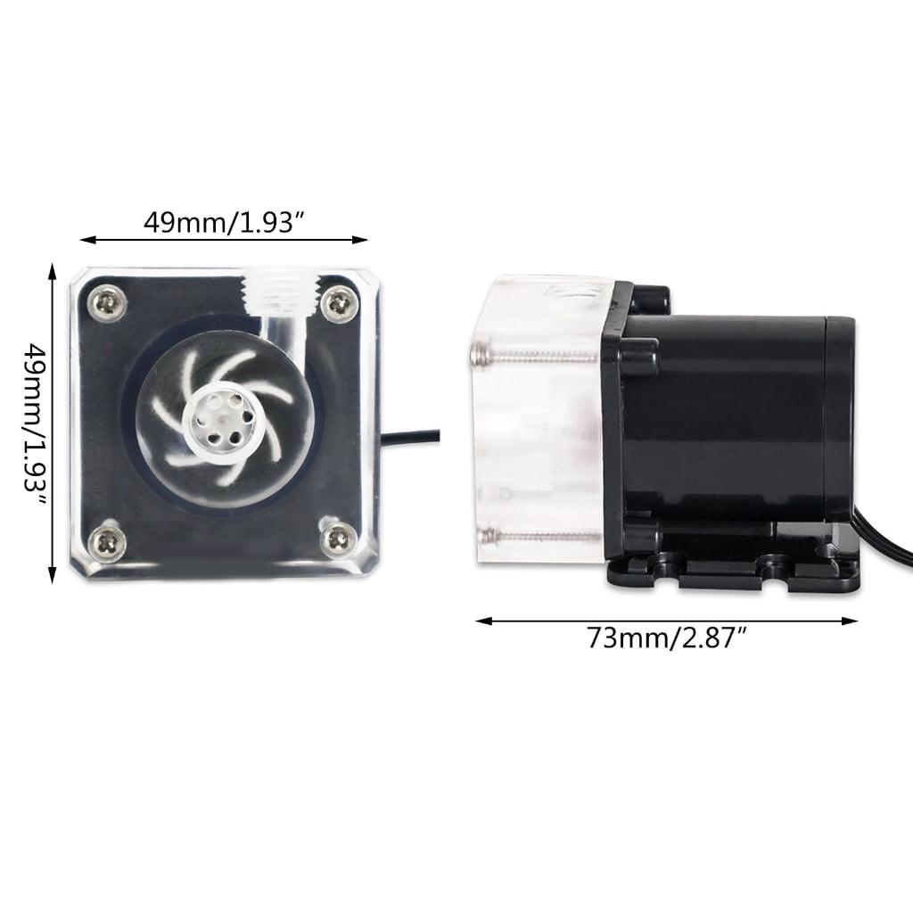 LIANXUE DCBrushless Water Pump High Efficiency for PC Cooling CPU Cooler Powerful 600L/H