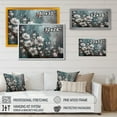 thumbnail image 4 of Designart "Flowers With Butterflies Painting II" Floral Wall Art Print, 4 of 5