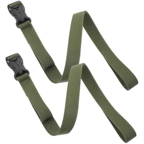 2pcs Tent Straps Travel Luggage Straps Suitcase Buckle Straps Adjustable Buckle Straps Luggage Straps with Buckle Luggage Supplies Straps for Luggage Outdoor Suitcase Belts Olive Green Olive Green