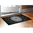 thumbnail image 2 of ThisWear Mandala Welcome Mat Black and White Mandala Rubber Doormat New Home Decor 2 Pack Doormats Mandala, 2 of 3