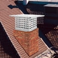 thumbnail image 5 of 8" x 8" Chimney Cap, 304 Stainless Steel Fireplace Chimney Cover Flue Caps, with Adjustable Metal Strips, Screws & Gloves, 5 of 7
