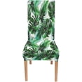 thumbnail image 2 of Tropical Floral Dining Room Chair Covers Set of 4 Tropical Leaves Jungle Seamless Watercolor Floral Pattern Parson Chair Slipcover Removable Washable Chair Protector for Home,Restaurant, 2 of 4