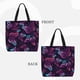 thumbnail image 2 of Easygdp Purple Butterfly Bolsa Tote para Mujer, Bolso de Hombro para Trabajo, Playa, Viajes, Compras y Supermercado, 2 of 6