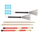 thumbnail image 4 of Cepillo de tambor, kit de baquetas Rute Brush Drum Rute Instrumento musical Herramienta de juego Rendimiento sólido Jadeshay A, 4 of 8