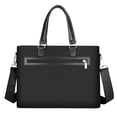 thumbnail image 4 of Maletines para hombre, bolso para ordenador portátil, maletín impermeable a la moda para ordenador, bolso de hombro para mujer, Notebook, regalos de negro, 4 of 8
