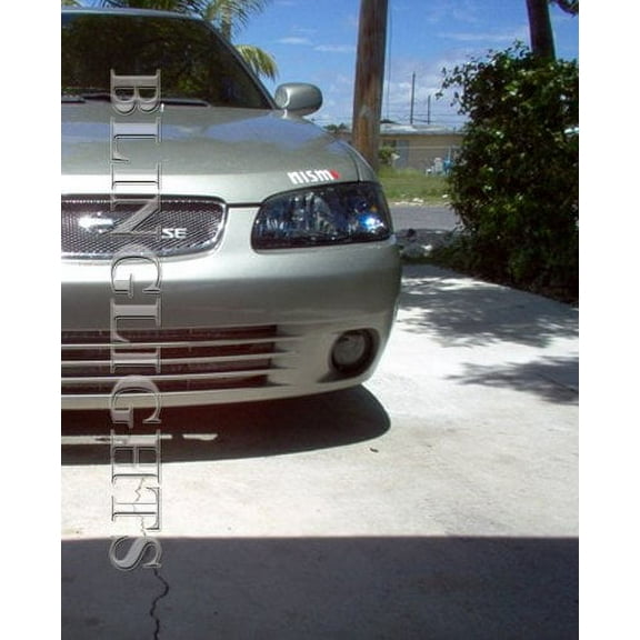 For 2000 2001 2002 2003 Nissan Sentra Tint Protection Film for Smoked Headlamps Headlights Overlays