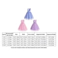 thumbnail image 3 of IBTOM CASTLE Girls Sparkly Flower Pageant Tulle Dress Sequin Floral Applique Fairy Tea Length Gown for Birthday Wedding Graduation Daddy Daughter Dance Pink, 3 of 7