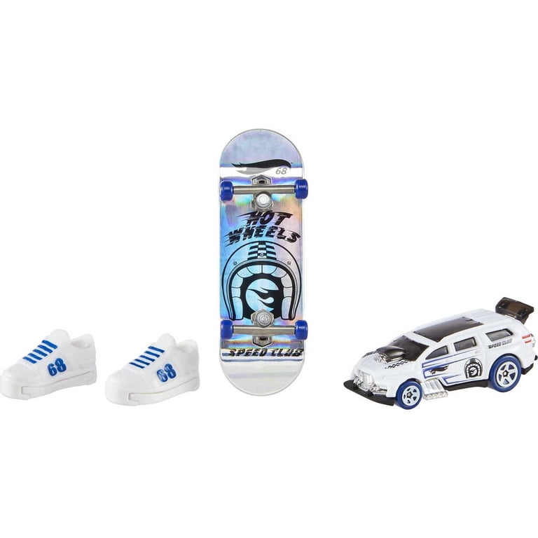 Hot Wheels Skate Coffret Fingerboard Tony Hawk – Planche à Doigts Avec Chaussures Amovibles, Dès 4 Ans