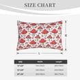 thumbnail image 6 of Binfone Amanita Red Mushroom Standard Size Pillowcase, Long Staple Pure Cotton Envelope Closure Pillow Cover,20"x30", 6 of 9