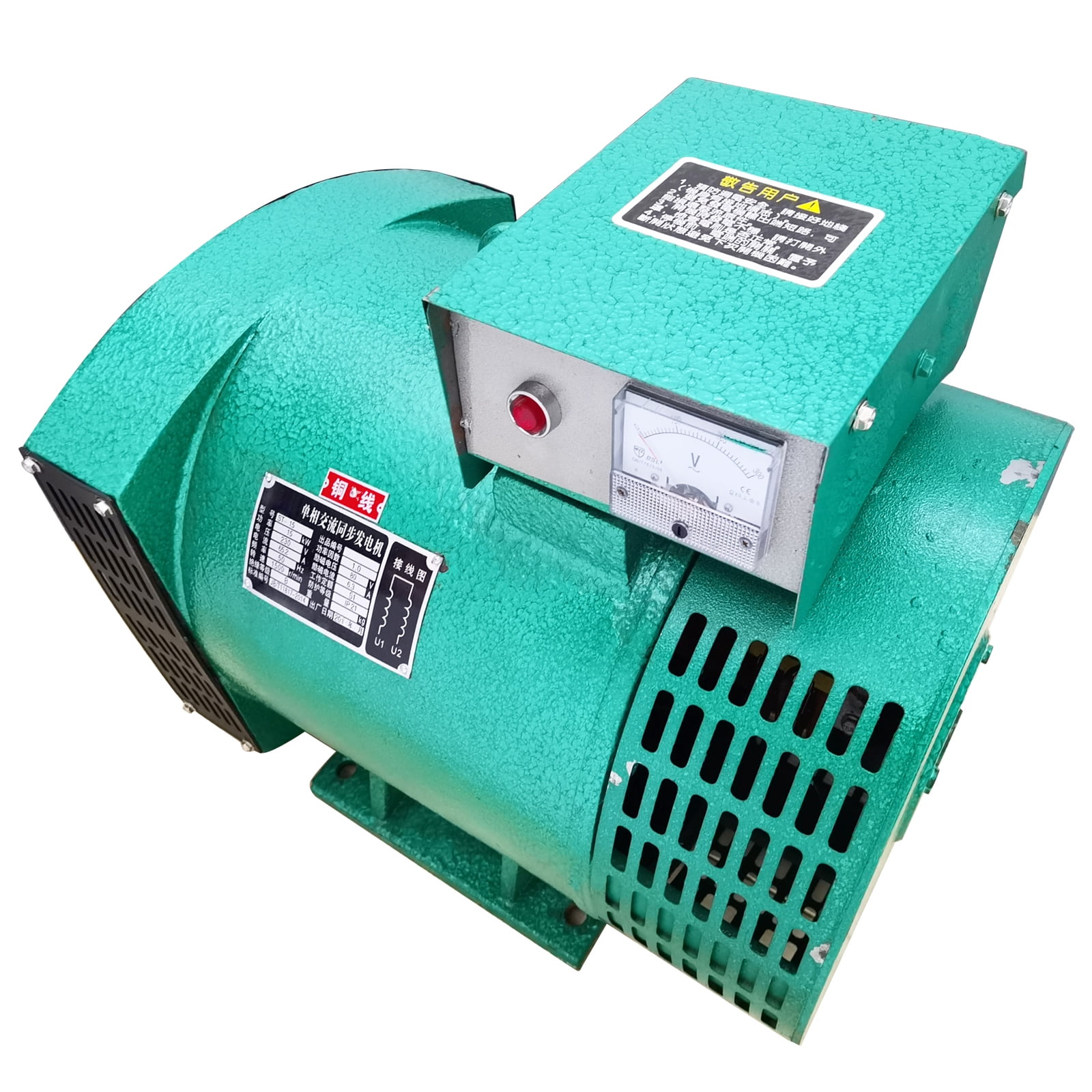 220V Single-phase Pure Copper Diesel Generator With Carbon Brush AC Synchronous Motor