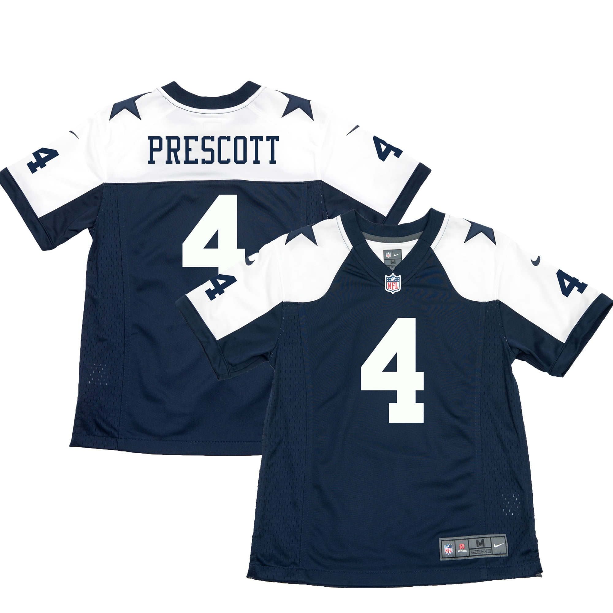 Dak Prescott Dallas Cowboys Nike Youth Throwback Game Jersey - Navy - Walmart.com