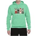 thumbnail image 2 of Wild Bobby Meowy Catmas, Christmas Cat Lover Design Sweater | Holiday Unisex Hoodie Sweatshirt, 2 of 5
