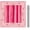 Raspberry Pink, variant on American Mahjong Mat with Rules for Mah Jongg, 31.5 x 31.5 in Foldable Table Mat, Non Slip Rubber Backing, Noise Reducing Surface for Tiles and Racks, Raspberry Pink Stripe