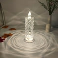 thumbnail image 2 of Less Than 5 Desktop Ornament Rose Pattern Projection Flameless Candle: Light Illuminates The Heart, 2 of 4