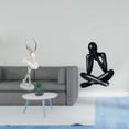 thumbnail image 2 of Figura artística moderna y abstracta de una bailarina. Escultura de arte, adorno de escritorio coleccionable y creativo para dormitorio, sala de estar, 2 of 8