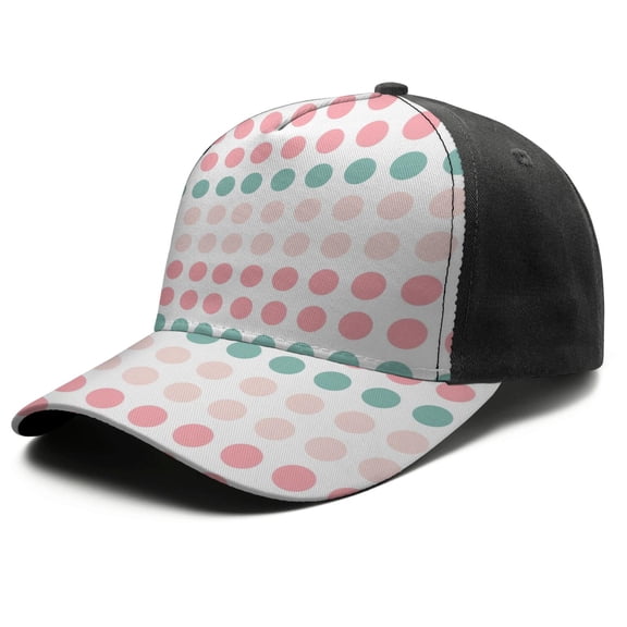 Design Pattern Baseball Cap – Stylish Spliced Design Adjustable Trucker Hat with Full Print Front & Brim, Breathable Cotton Blend Snapback for Sports, Travel & Daily Wear