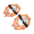 thumbnail image 4 of Clavos para zapatos en condiciones de nieve y hielo, agarres para actividades al aire libre Naranja, 4 of 9