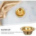 thumbnail image 5 of ABCISI Copper Bowl, Offering Bowl 7pcs Mini Brass Bowl, Buddha Offering Holy Water Ritual Smudge for Yoga Meditation Buddhist Altar Supplies, 6cm Brass Desktop Decor, 5 of 9