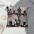thumbnail image 2 of PHYHOO Elephant Throw Pillow  Colorful Pillow Covers  Unique  Animal Double-sided Print with Flower Throw Pillow Sofa Cushion Decorative Pillowcase for Couch Bed Chair Office, 2 of 5