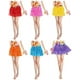 thumbnail image 1 of Falda hawaiana, falda hawaiana de hula de 40 cm con bandas elásticas para niños y mujeres, fantasía de fiesta hawaiana, paquete de 6 Ormromra PTL232, 1 of 2