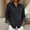 Black, variant on Fnooota Womens Button Down Shirts, Lapel Collar Fall Casual Long Sleeve Denim Shirts with Pockets Blue Size S-2XL