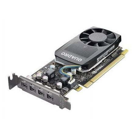 NVIDIA Quadro P620 - Graphics card - Quadro P620 - 2 GB GDDR5 low profile - 4 x Mini DisplayPort - for ThinkStation P320 30BJ (SFF), 30BK (SFF), 30BS (SFF); P330 30C7 (SFF), 30C8 (SFF), 30CA (SFF); P330 (2nd Gen) 30D2 (SFF), 30D4 (SFF)
