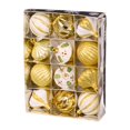 thumbnail image 1 of 12 bolas navideñas, adornos navideños decorativos, manualidades, adornos colgantes Oro, 1 of 9