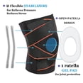thumbnail image 4 of Adjustable Knee Braces With Side Stabilizers & Patella Gel Pads, 4 of 5