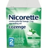 Nicorette Stop Smoking Aid Lozenge 2 mg, Mint Flavor 144 ea