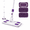 B-purple Sweeper Mop System, variant on Sweeper Mop System With 3 Reusablefiber Pads