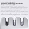 thumbnail image 3 of Knife Sharpener with Golden Angle for Sharp Sharpening - One Hand Operation for Safe & Effortless Use - Easy to Store, Easy to Take-off - Ideal for Kitchen, Workshop, Craft Rooms - by, 3 of 5