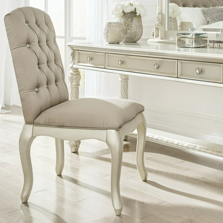- Signature Design by Ashley Cassimore Upholstered Vanity Chair