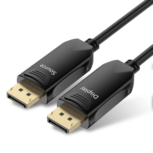 BIFALE DP Fiber Cable 75ft, Displayport Fiber Optic Cable High Speed 32.4 Gbps 8K@60Hz 4K@165Hz 2K@144Hz DP1.4, Fiber DP to DP Cable Slim and Flexible, Gold Plated Connector