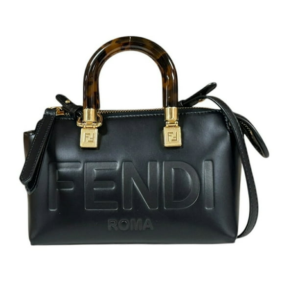 Pre-Owned Fendi By The Way Shoulder Bag Leather 8BS067 Black Women's FENDI 2way (Good)