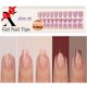 thumbnail image 1 of KQueenest Puntas de uñas de gel francés – Punta francesa multicolor para prensar en las uñas, puntas de uñas largas de ataúd, puntas de uñas de gel suave de bailarina, punta de gel natural nude, uñas, 1 of 5
