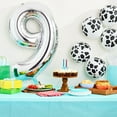 thumbnail image 4 of 34" Silver Number 9 Foil Balloon, by Way To Celebrate, 4 of 5